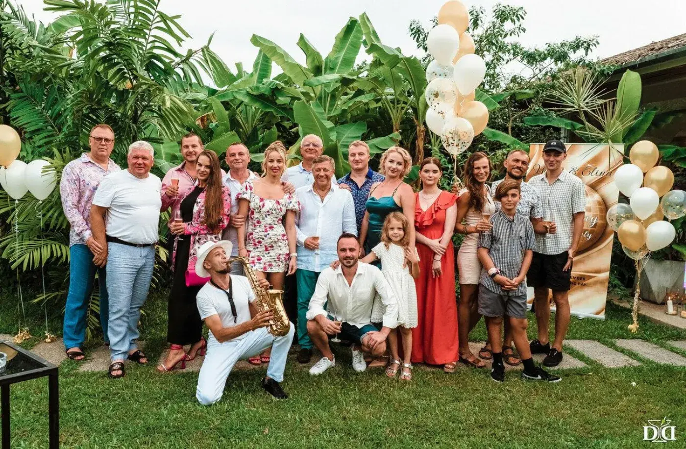 Birthday Party Yuriy——热带花园里的白天生日派对 — 照片 20