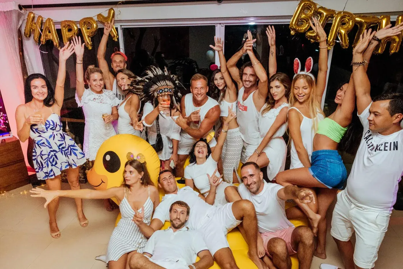 White Party — a birthday at a private villa in Phuket — photo 3