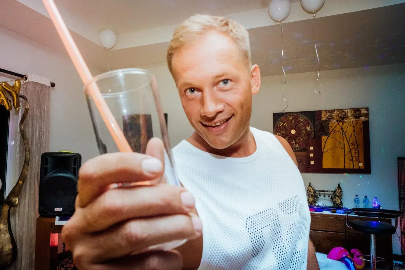 White Party — a birthday at a private villa in Phuket — photo 10