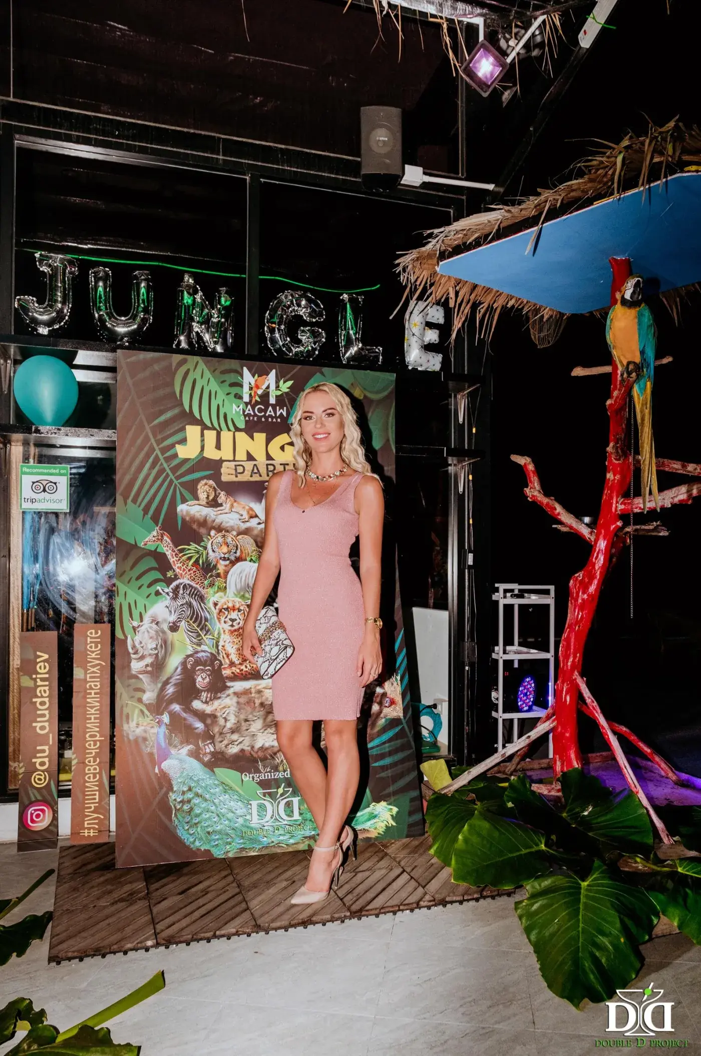 Jungle Party at Macaw — a jungle themed party in Phuket — photo 14