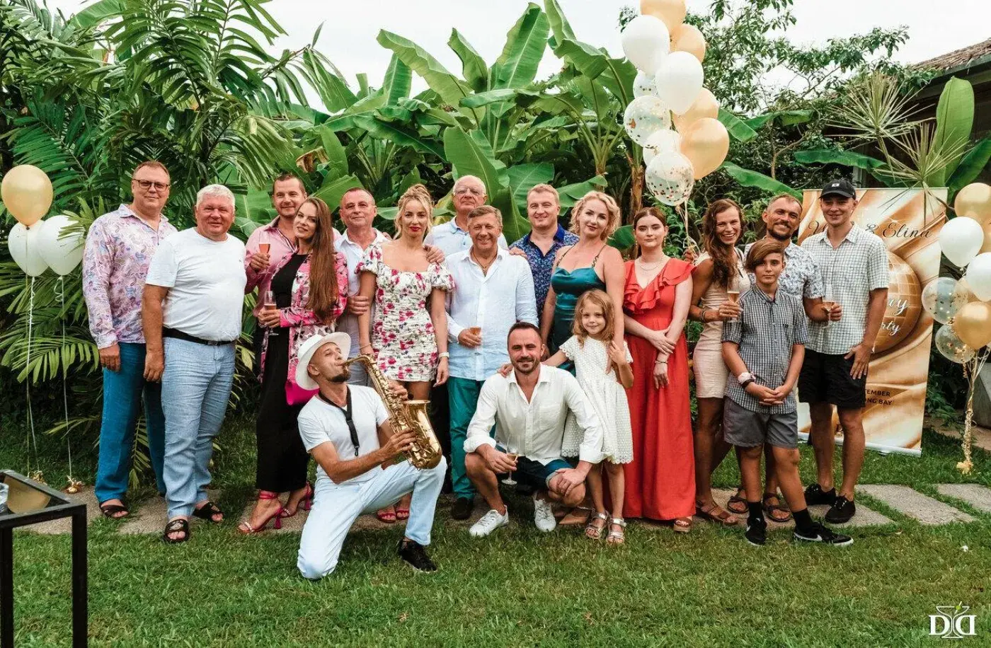 Birthday Party Yuriy——热带花园里的白天生日派对 — 照片 21