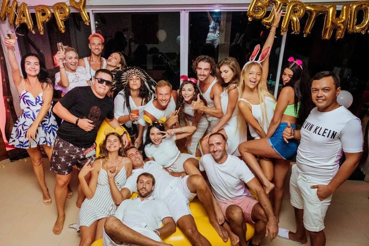 White Party — a birthday at a private villa in Phuket — photo 2