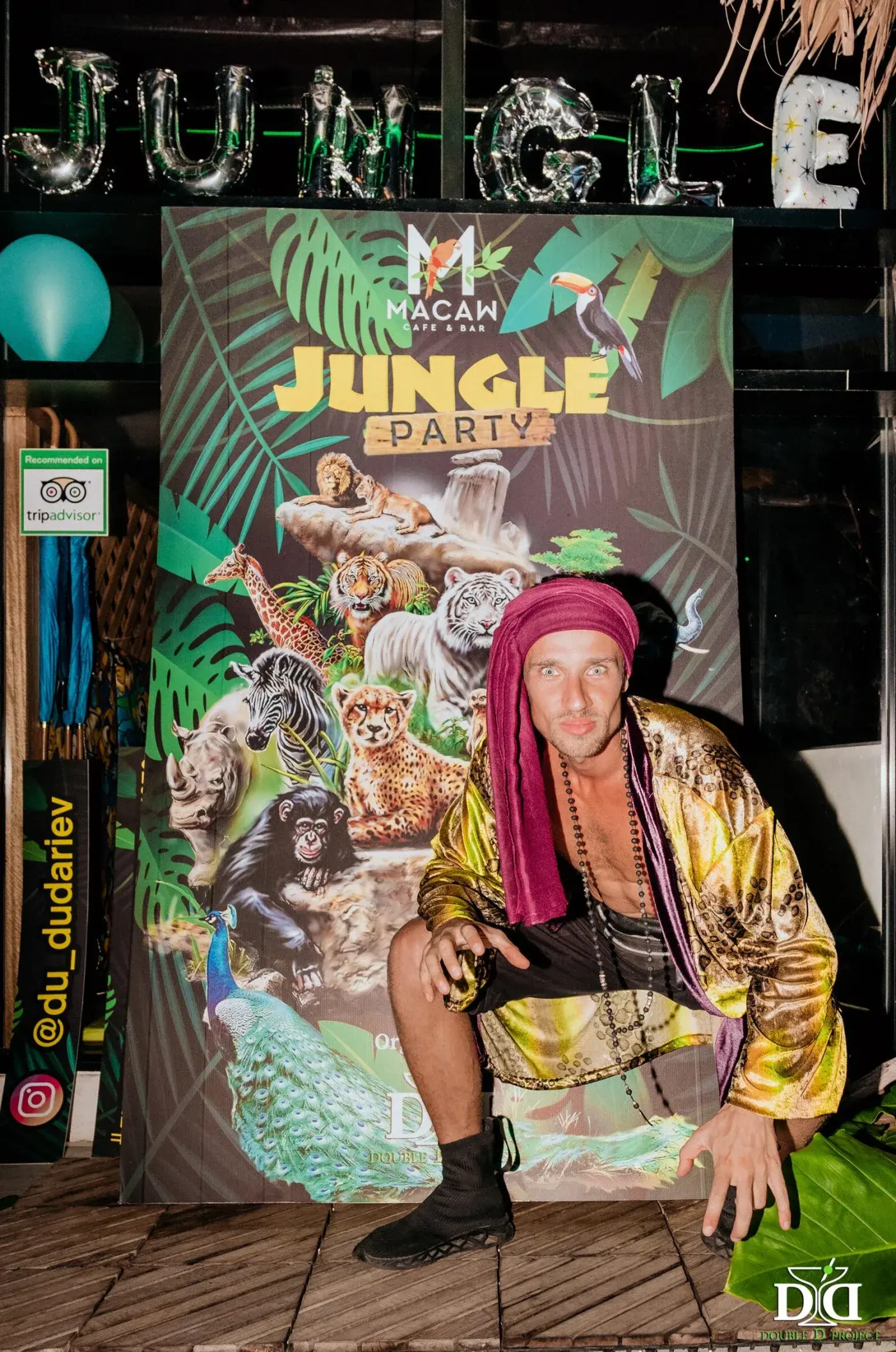 Jungle Party at Macaw — a jungle themed party in Phuket — photo 15